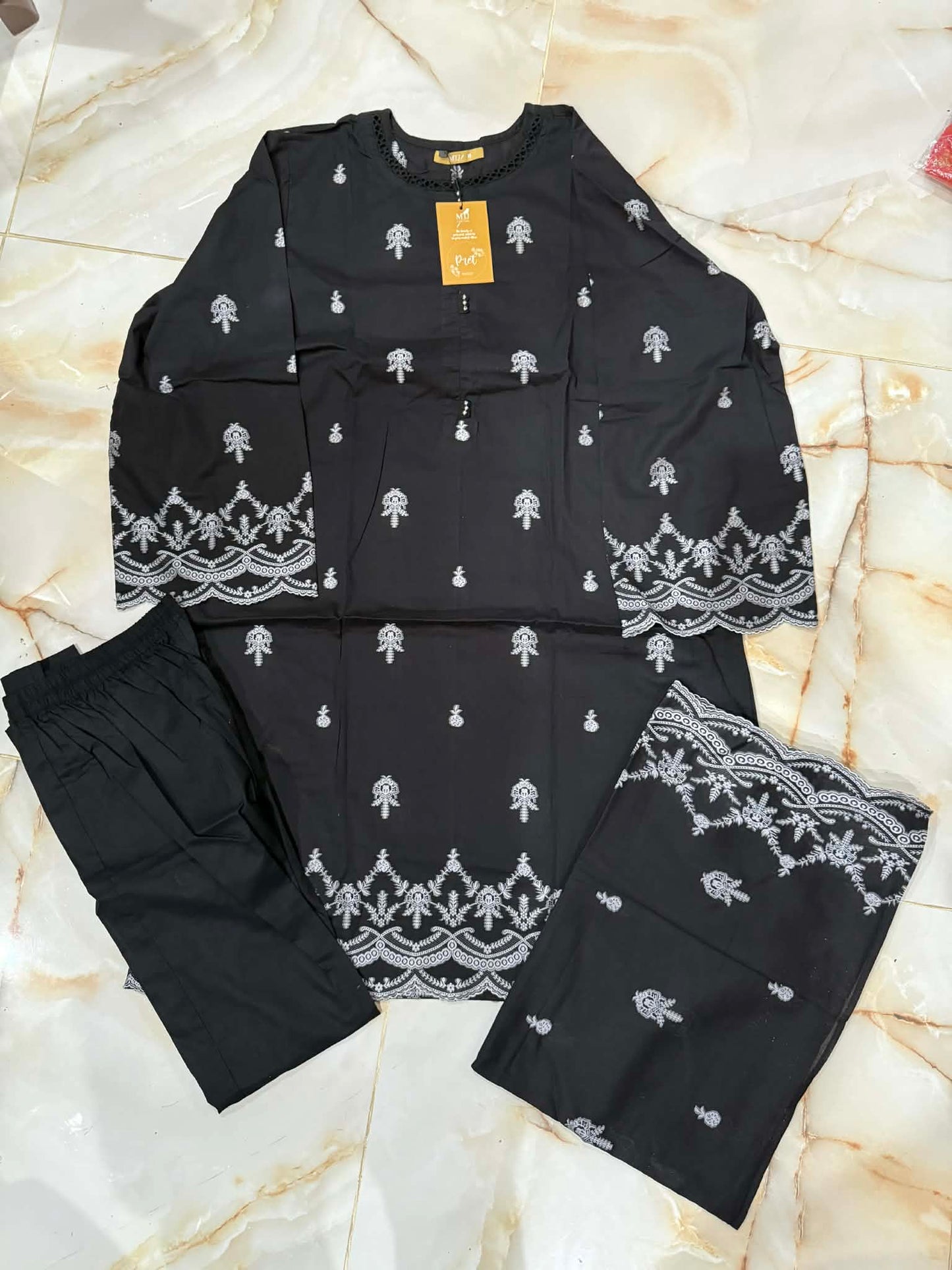 MTJ 03 PC STITCH SUIT / BLACK