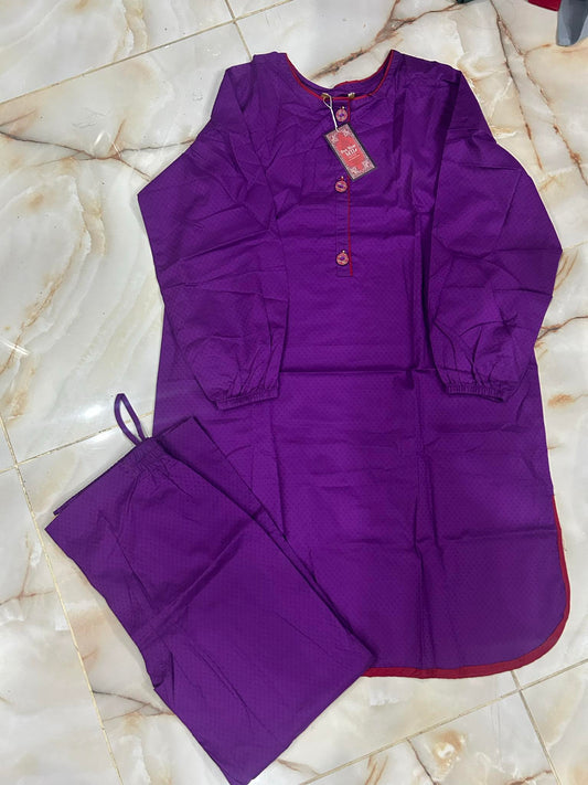 MTJ 02 PC STITCH SUIT / PURPLE