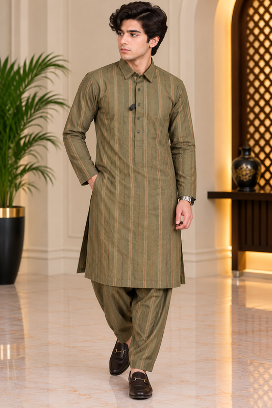 J. boys' stitched kurta, sizes T1 and T4
