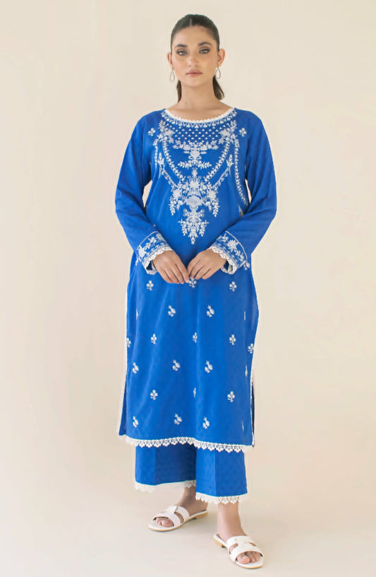 ORIENT 02 PC STITCH SUIT / BLUE