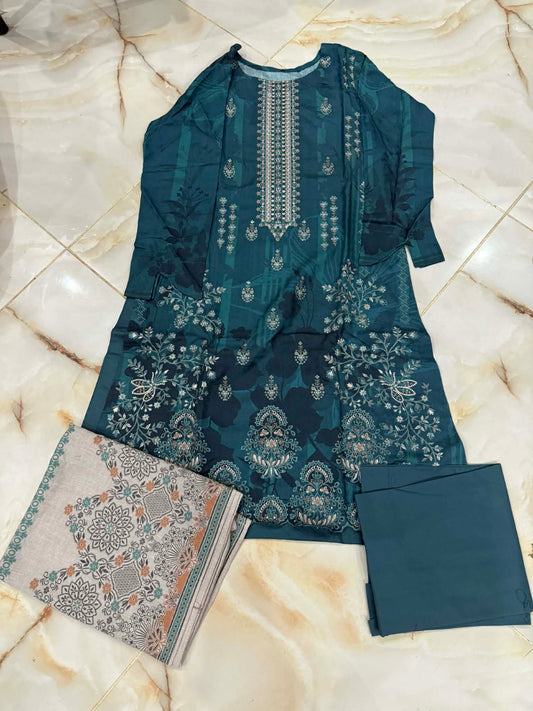 tawakal 03 pc stitch suit / awqa