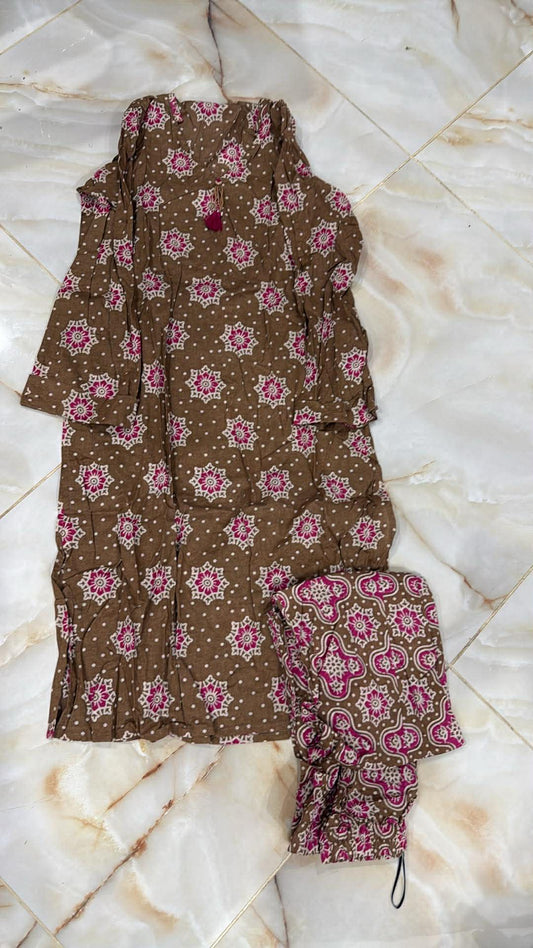 GENERATION 02 PC STITCH SUIT / BROWN