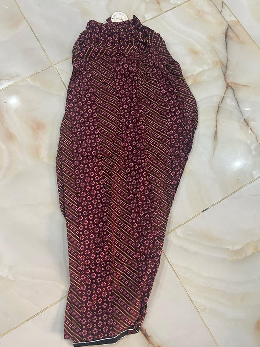 J. LADIES TROUSER / MAROON