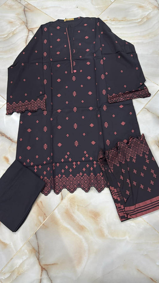 MTJ 03 PC STITCH SUIT / BLACK -3018