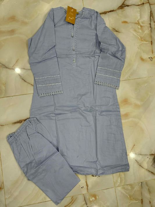 MTJ 02 PC STITCH SUIT / LILAC