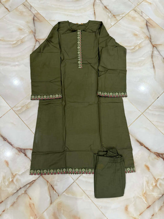 MTJ 02 PC STITCH SUIT / GREEN