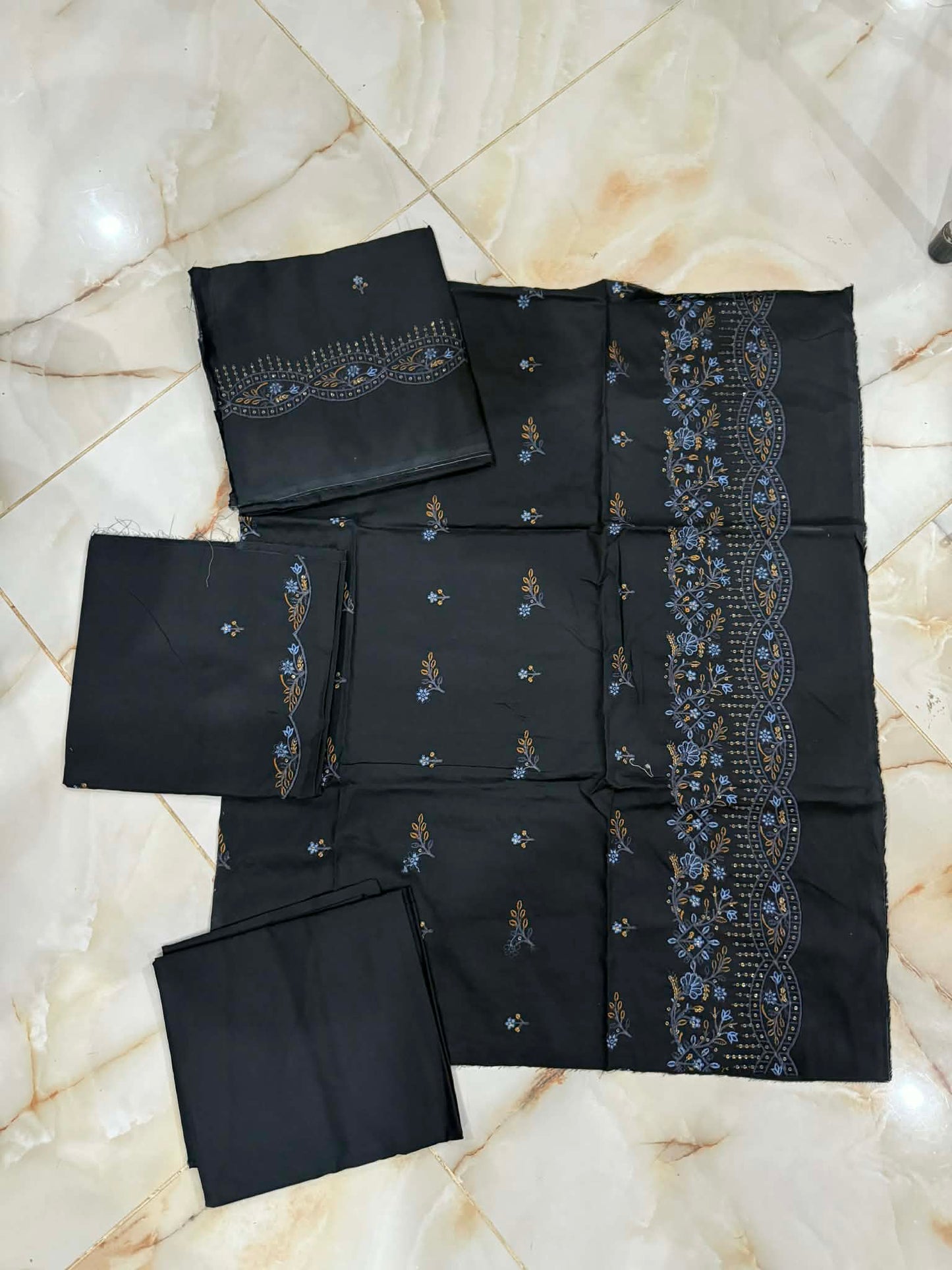 BONANAZA 02 PC UNSTITCH SUIT / BLACK