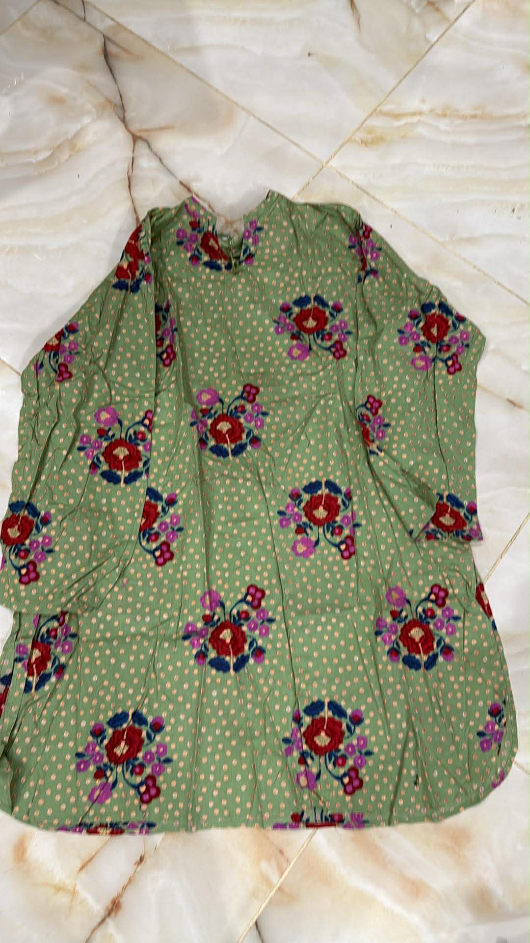 GENERTION 01 PC STITCH KURTI / GREEN