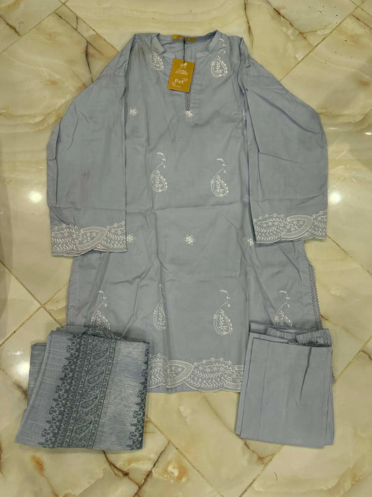 mtj 03 pc stitch suit /lilac -3874