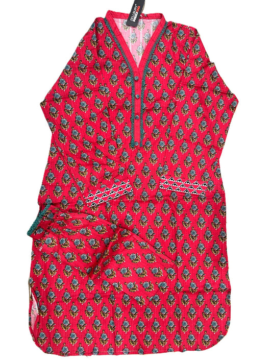 ZELLBURY.2PC.STITCH/WOMEN-REDCORD