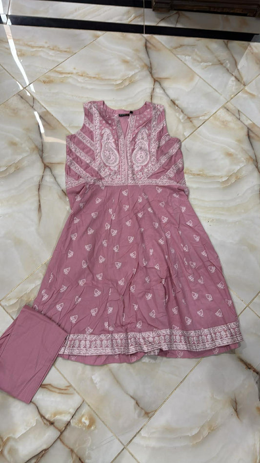 AL KARAM 02 PC STITCH SUIT / PINK
