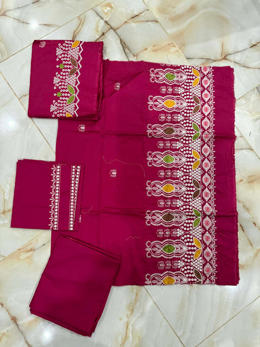 BONANAZA 02 PC UNSTITCH SUIT / PINK