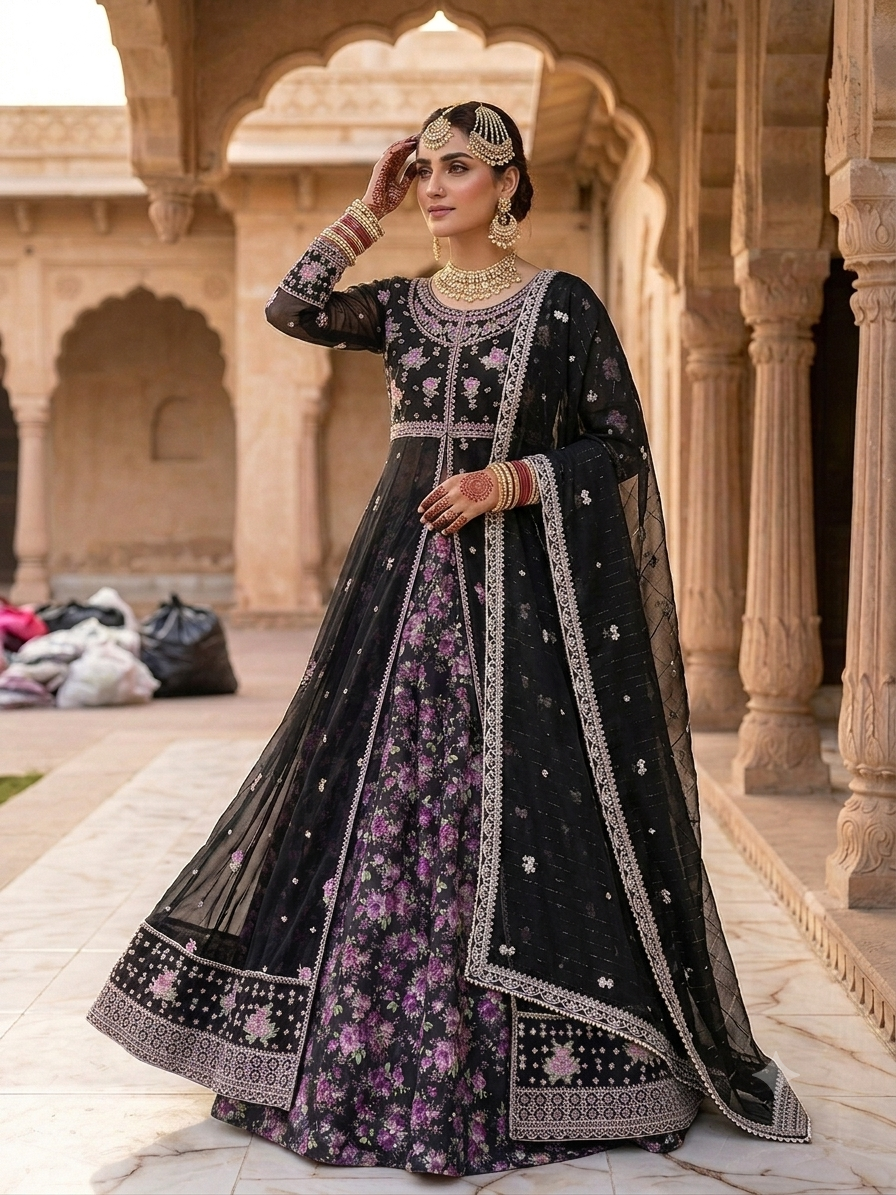 ZELLBURY BRIDAL 3PC STITCH FORMAL LUXURY EMBROIDERED