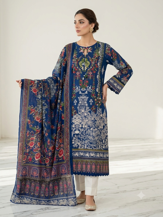 J. 03PC STITCH/ BLUE FLORAL-004