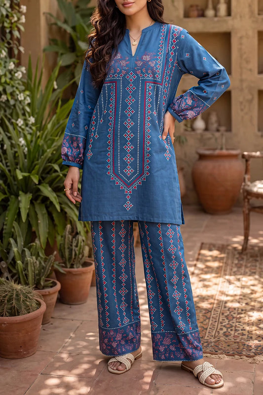 Saya 2pc stitch heavy jacquard