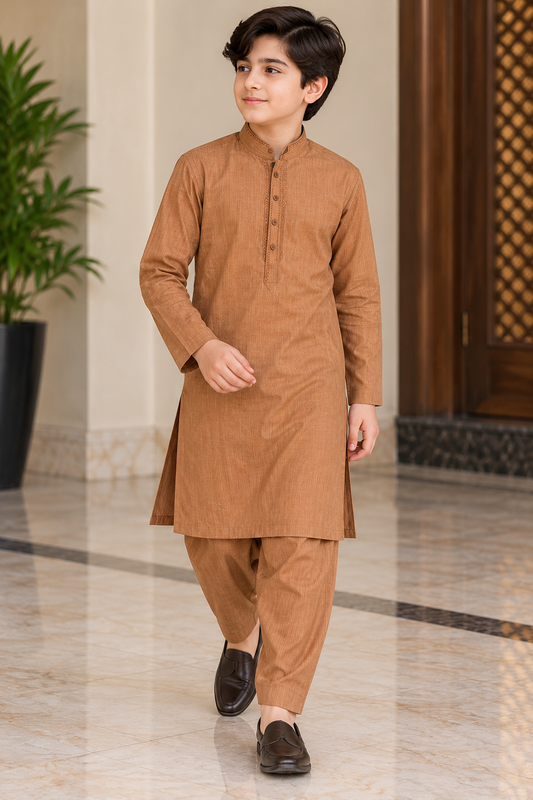 J. boys' stitched kurta, size T1