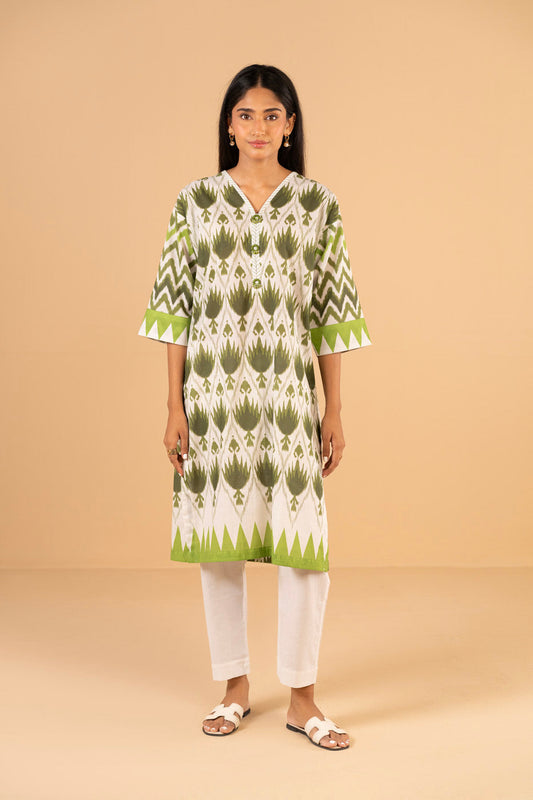 AL KARAM 02 PC STITCH SUIT / GREEN