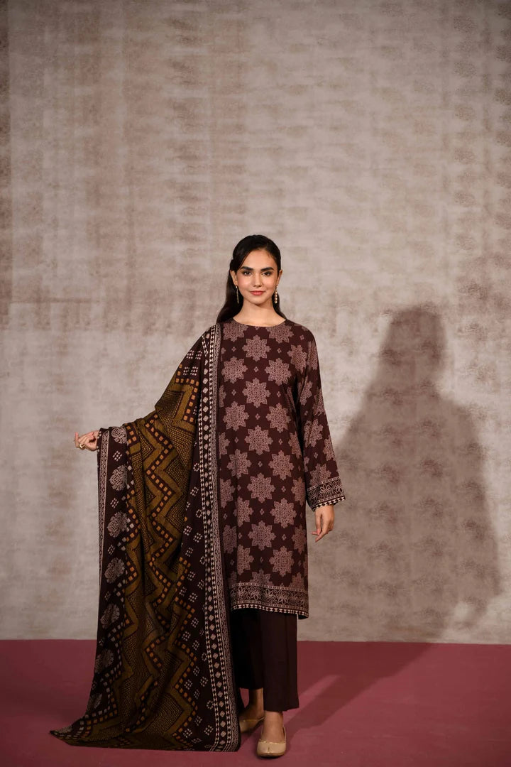 NISHAT 03 PC UNSTITCH linen