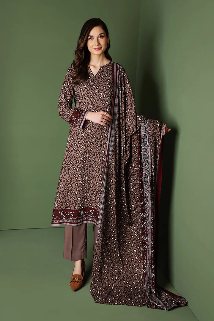 NISHAT 03 PC UNSTITCH linen