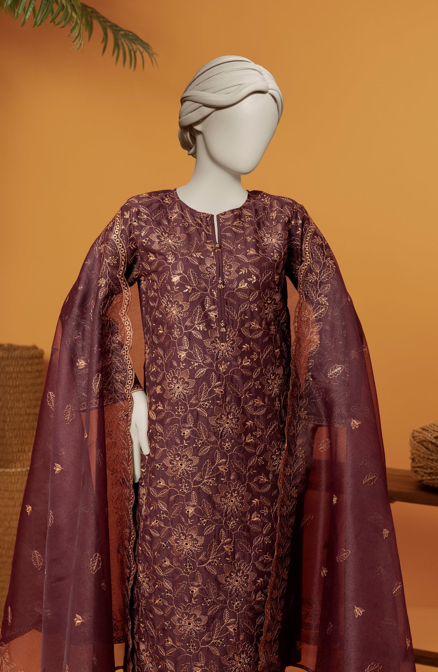 MTJ 03 PC STITCH SUIT / MAROON