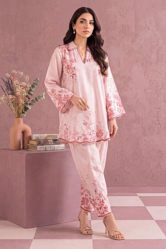 SAYA 2PC HEAVY EMB STITCH SHIRT TROUSER