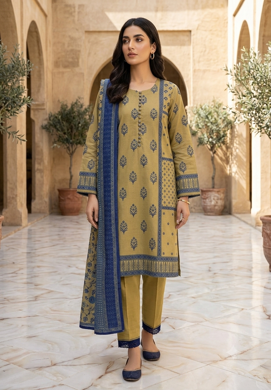 SAYA 03 PC STITCH SUIT / YELLOW 0136371