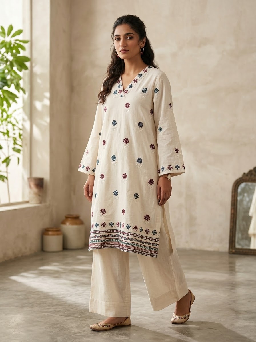 KHAADI 2PC STITCH FANCY EMB LAWN