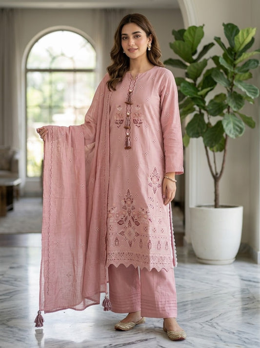 AL KARAM 03 PC heavy chicken kari STITCH SUIT