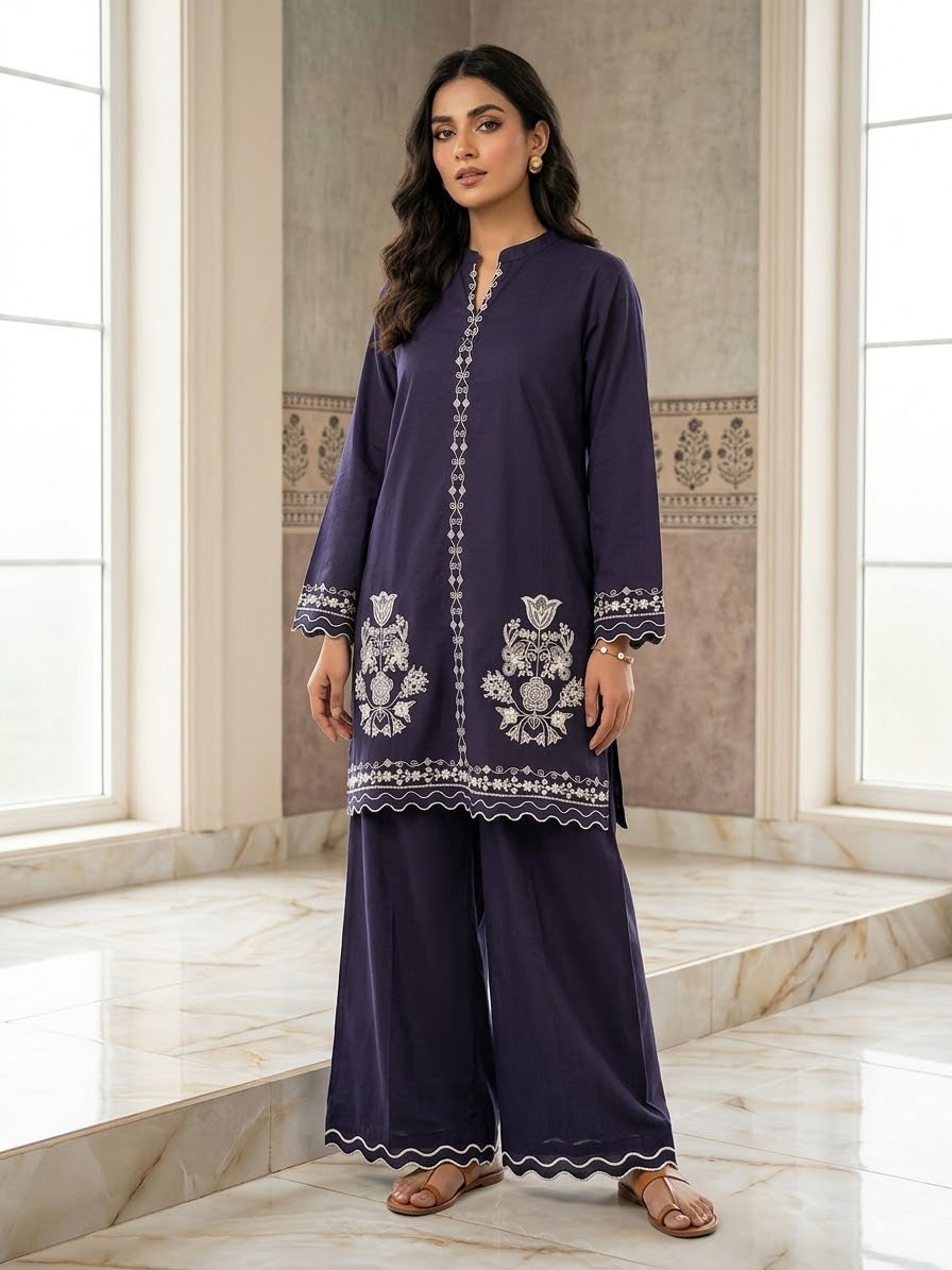 SAYA 02PC STITCH  SUITS 1310 EMB FORMAL