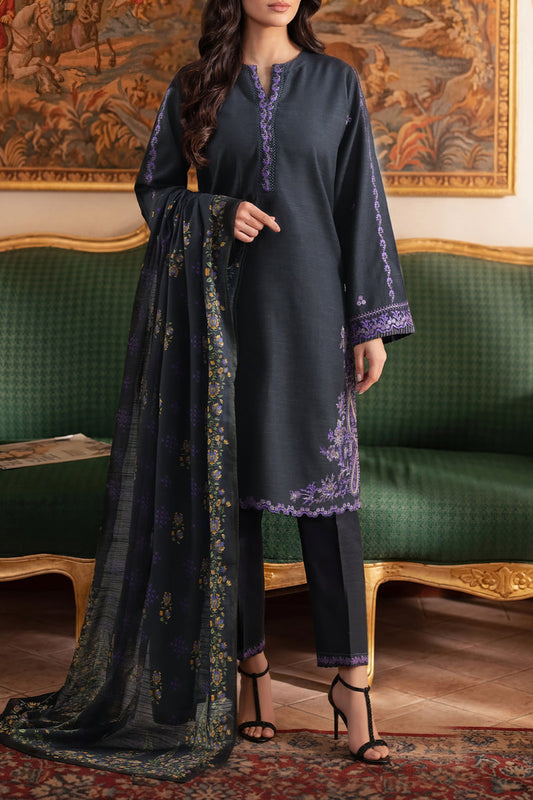 SAYA 02PC STITCH SUIT / BLACK -1185