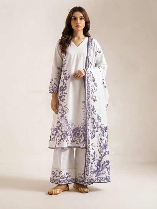 SAYA 03PC UNSTITCH VISCOSE/ 5925 BLUE