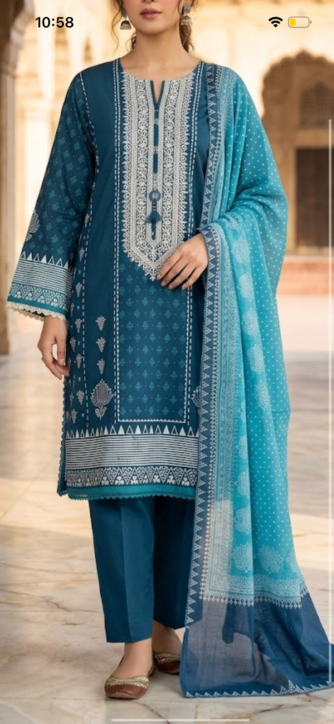 J. 03 PC STITCH SUIT /blue 1200