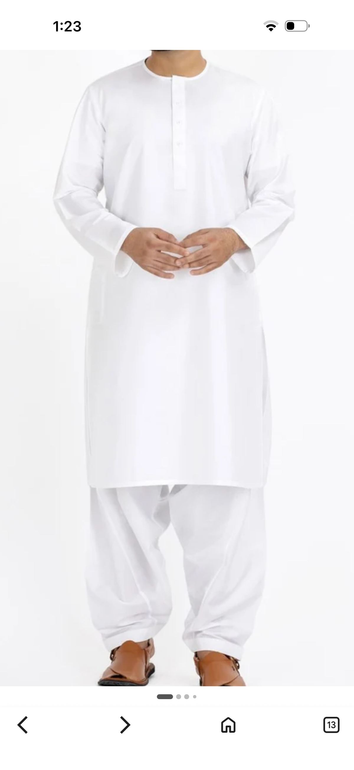 J. 2PC STITCH MEN KURTA SHALWAAR