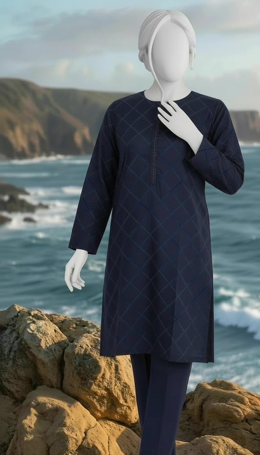 MTJ 02 PC STITCH SUIT / NAVY BLUE -3060