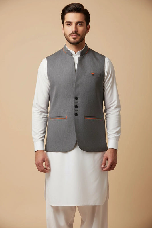 ALMIRA 01 PC WASTCOAT / GREY