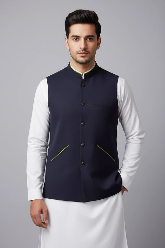 ALMIRA 01 PC WASTCOAT / NAAVY BLUE
