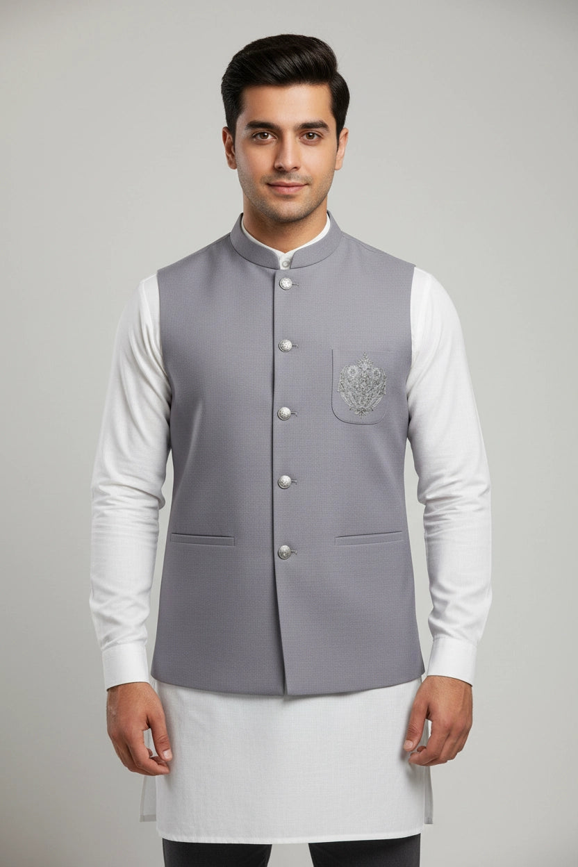 ALMIRA 01 PC WASTCOAT / GREY
