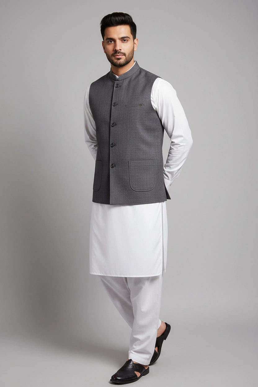 ALMIRA 01 PC WASTCOAT / GREY