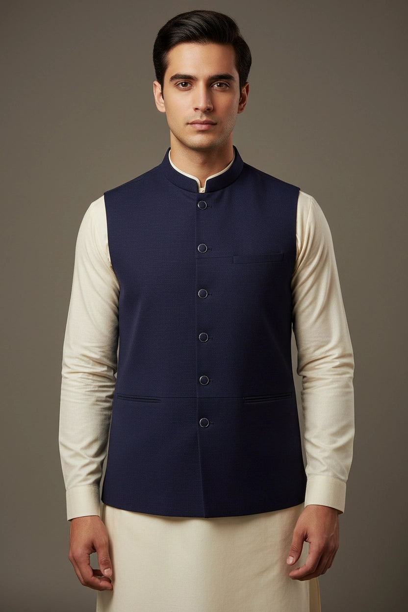 ALMIRA 01 PC WASTCOAT / BLUE