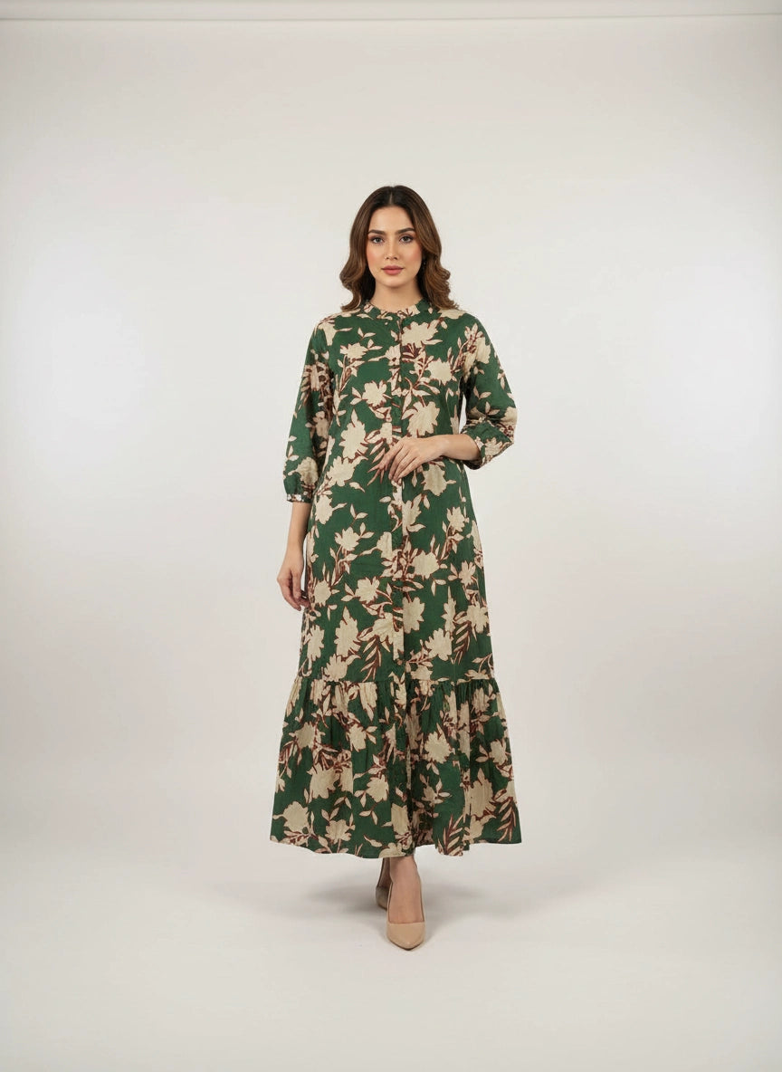 zellbury 01 pc stitch tunics / dark green