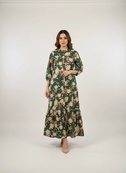 zellbury 01 pc stitch tunics / dark green