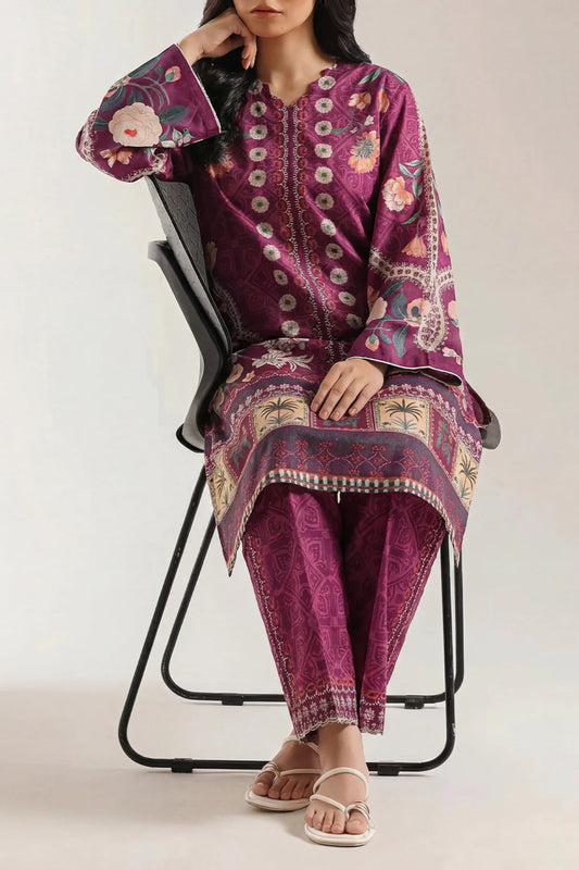 SAYA 02PC STITCH S+T/PURPLE-2651