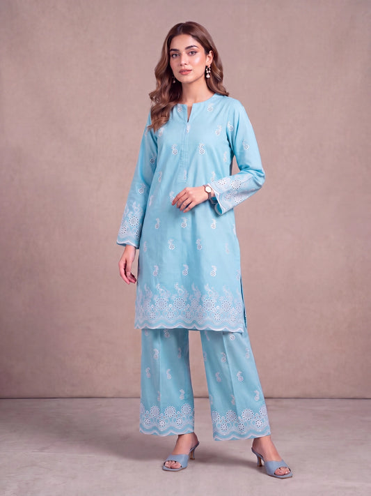 ZELLBURY 02PC STITCH S+T/AQUA-2622365