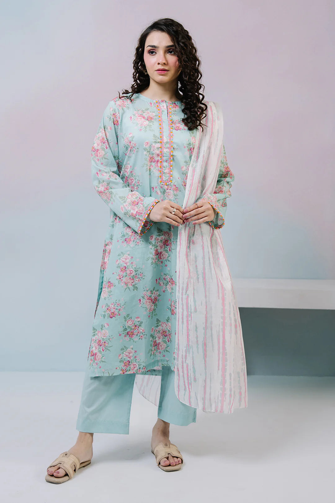 ZELLBURY 03PC STITCH/SKY BLUE-2632150