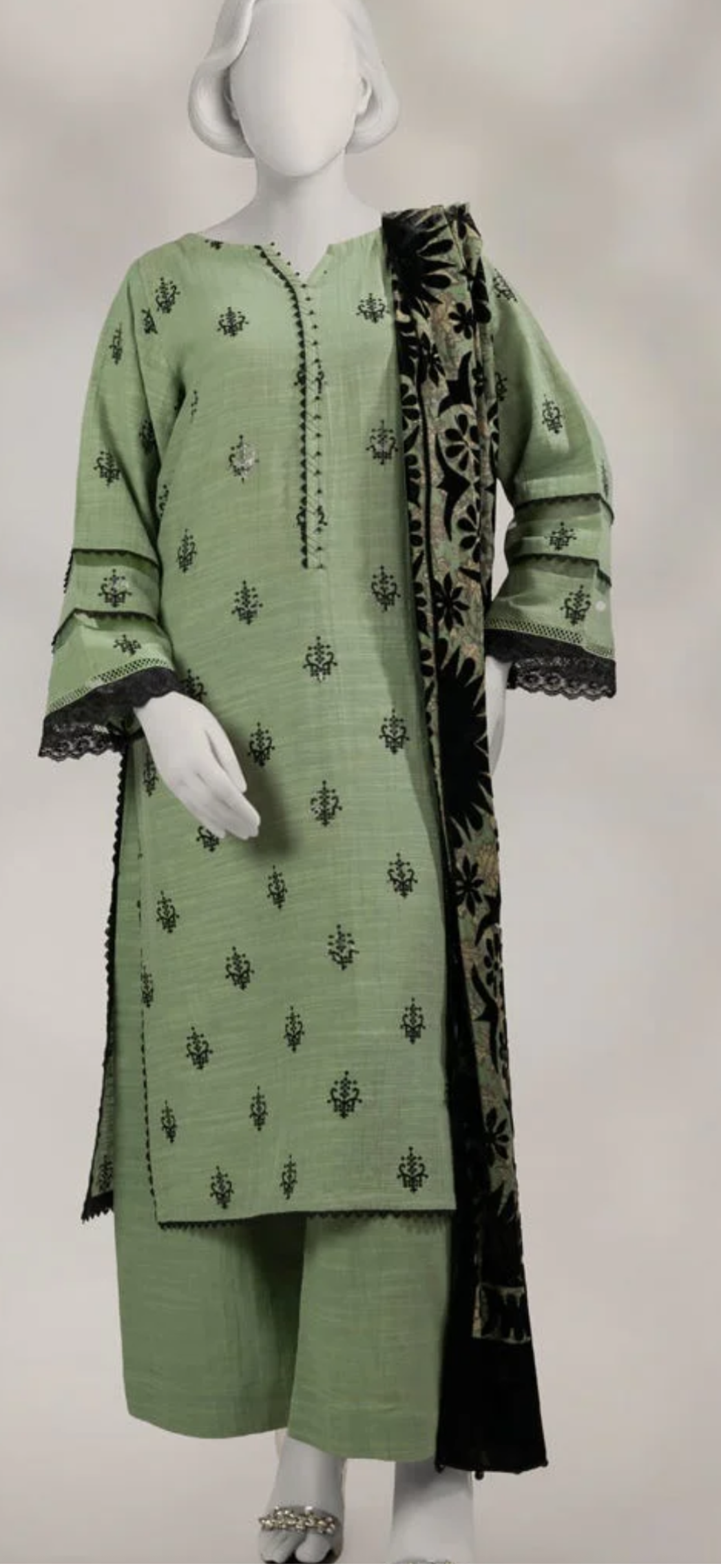 J. 02PC STITCH/GREEN PLACHI-350