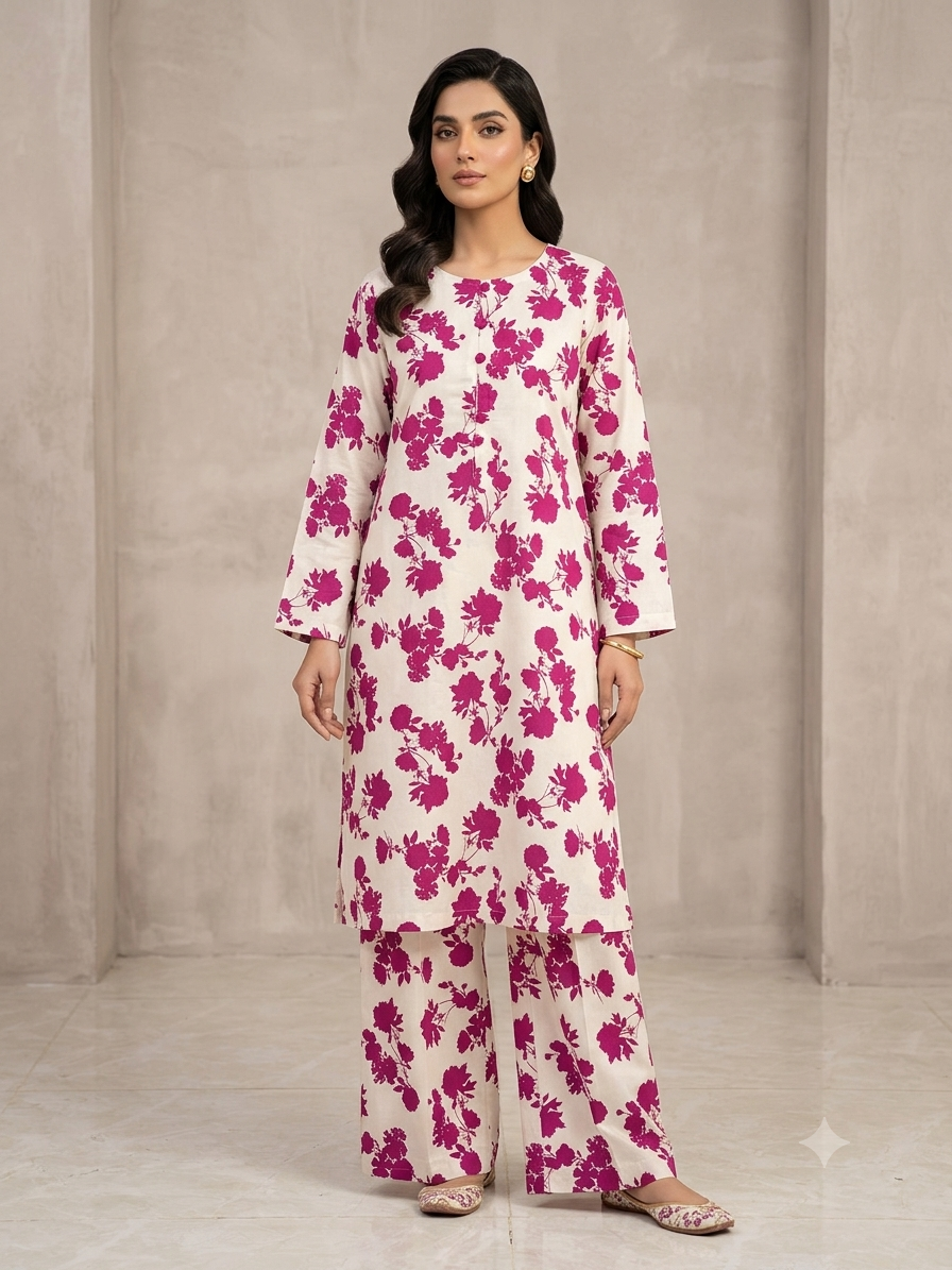 Zellbury lawn 2pc stitch shirt trouser