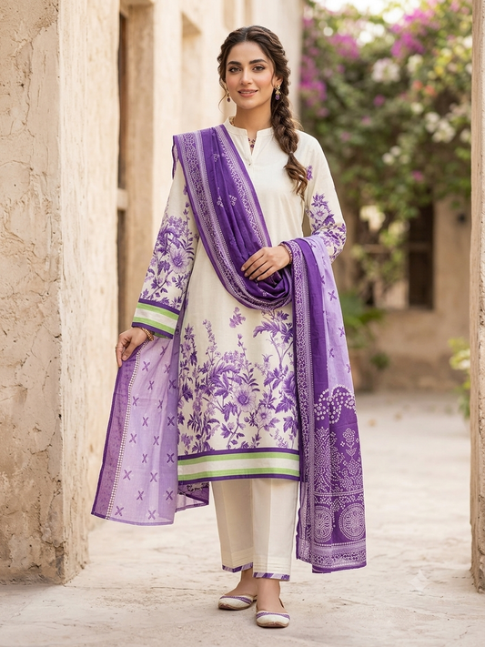 ZELLBURY 02 PC STITCH SHIRT DUPPATA