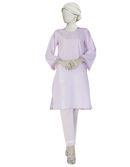 j. 01 pc stitch kurti / LILAC LAWN KURTI