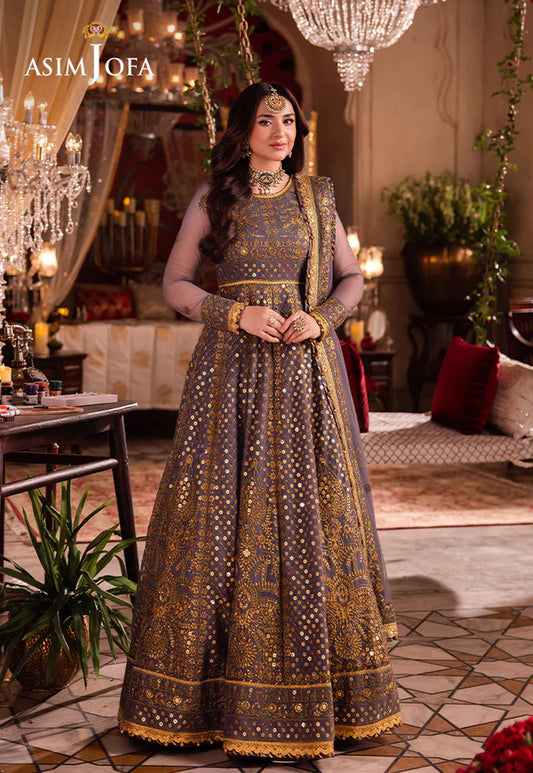 ASIM JOFA AJCR-10 EMBROIDERED NET 3 PCS