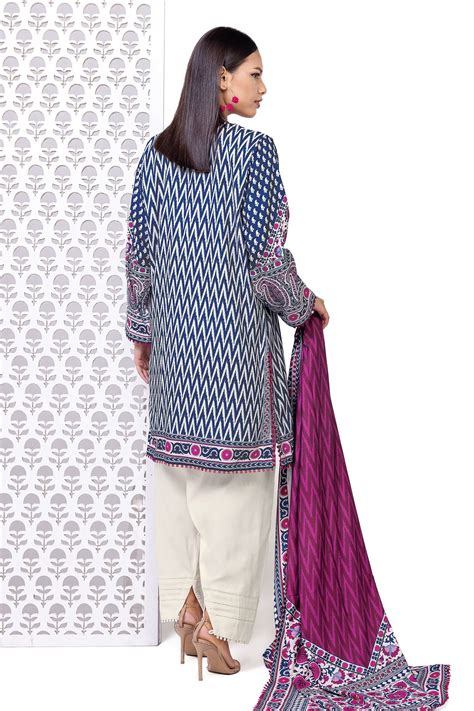 KHAADI 03 PC UNSTITCH SUIT / PINK